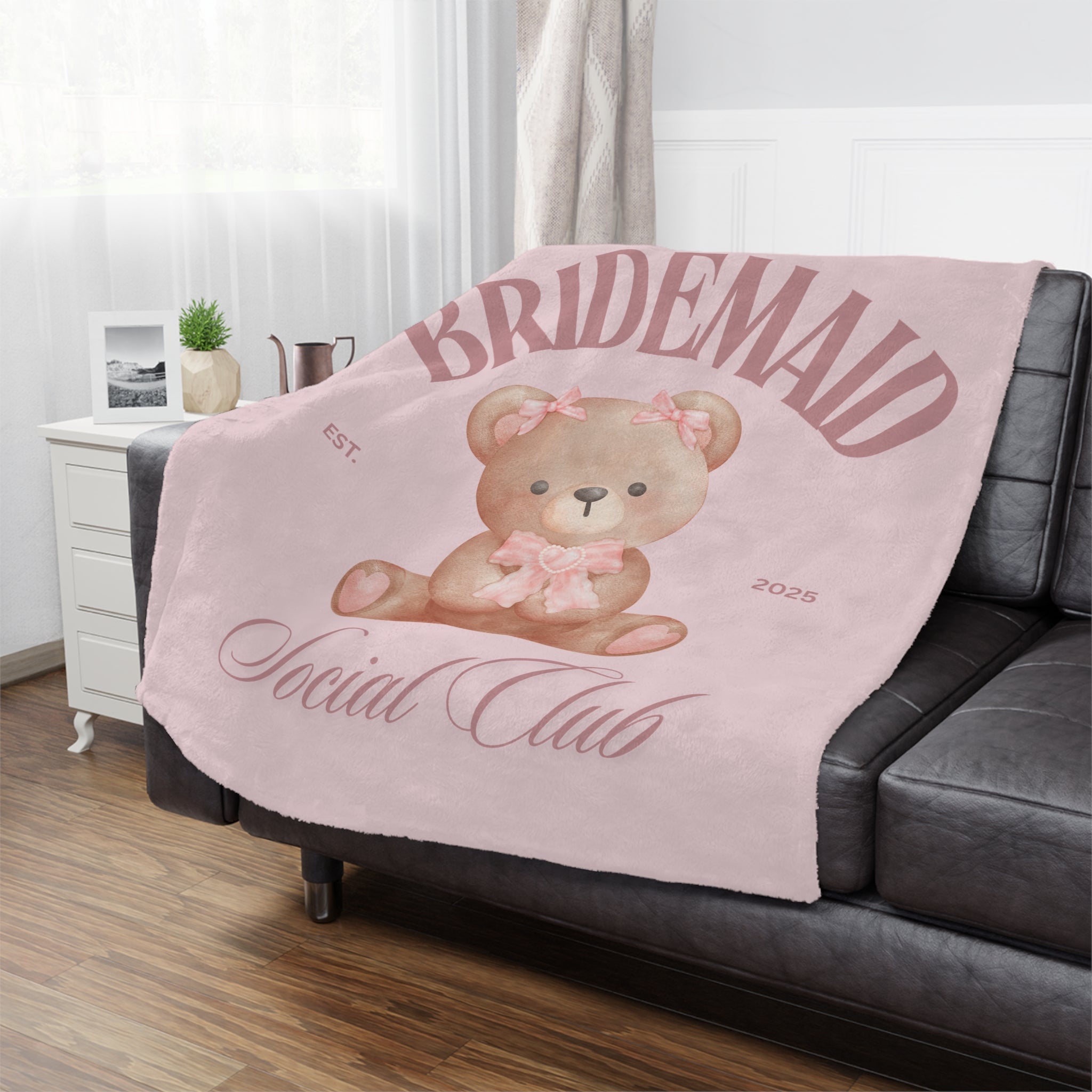 Blanket, Personalized Bear City Name, Custom Fleece Throw, Cozy Bedding, Baby Shower Gift, Nursery Decor