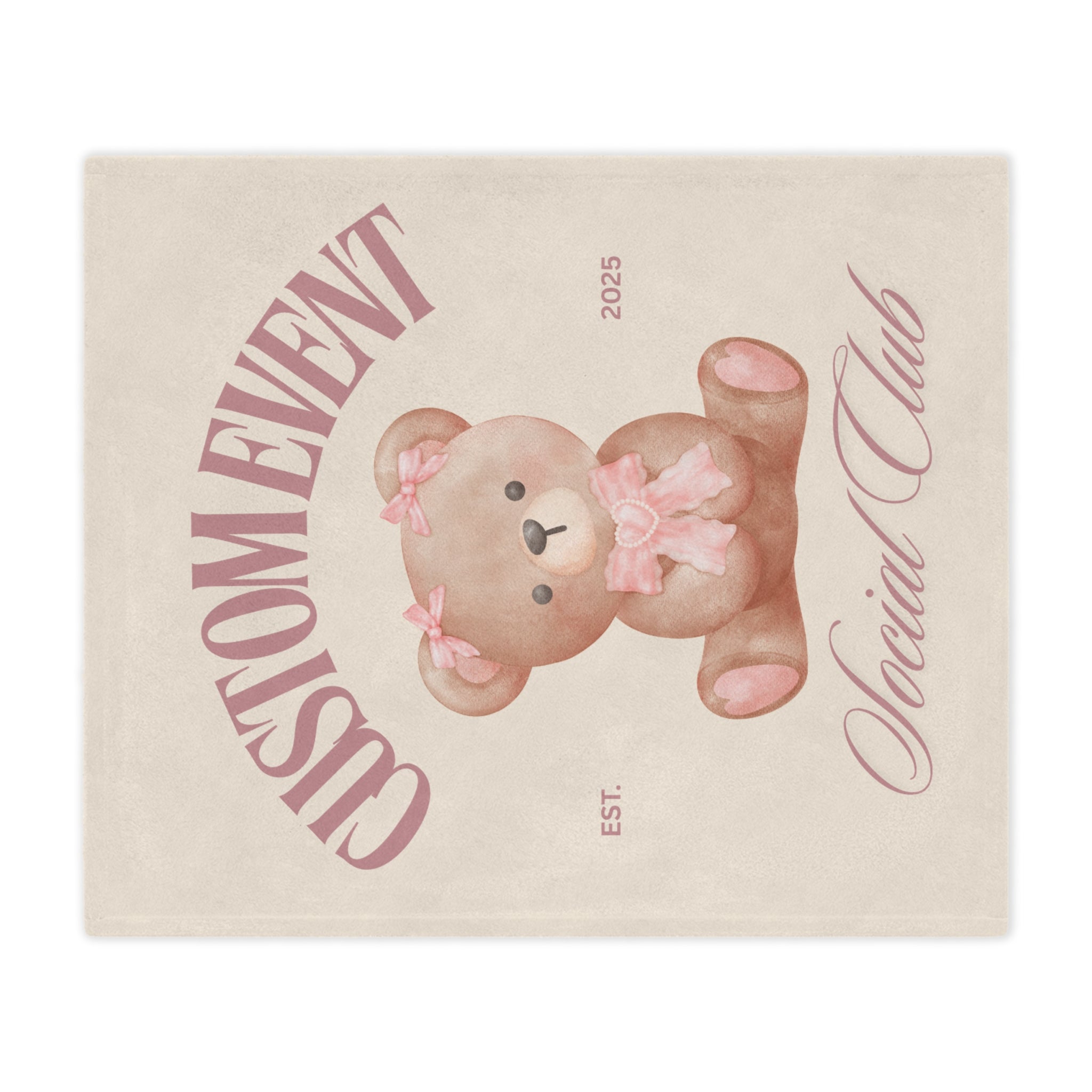 Personalized Minky Blanket - Custom Name Event City Soft Blanket, Gift Idea, Home Decor, Keepsake, Birthday Present, Throw Blanket