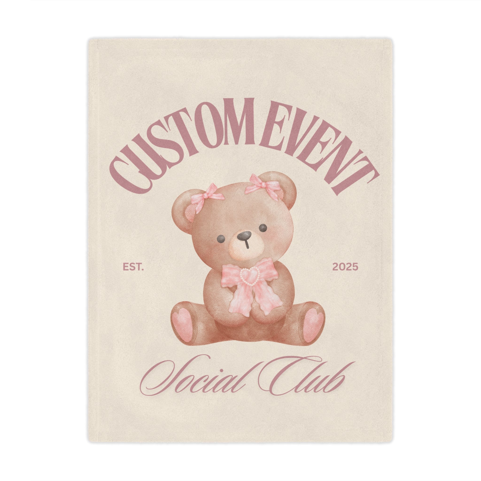 Personalized Minky Blanket - Custom Name Event City Soft Blanket, Gift Idea, Home Decor, Keepsake, Birthday Present, Throw Blanket