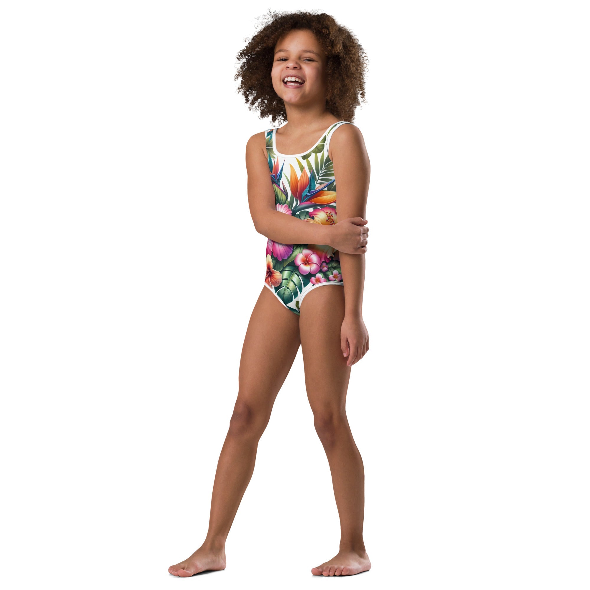 All - Over Print Kids Swimsuit - Vicky Garden