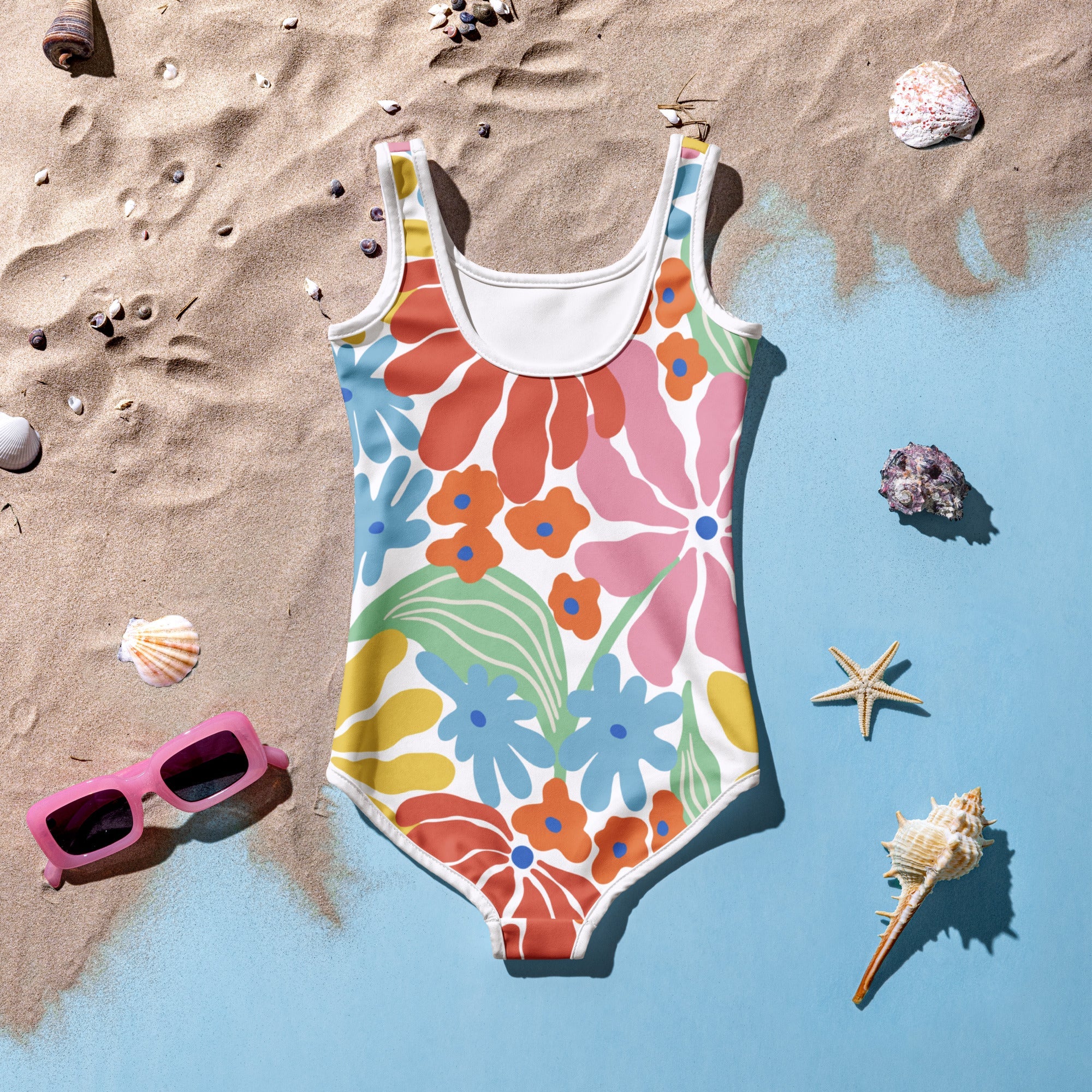 All - Over Print Kids Swimsuit - Vicky Garden