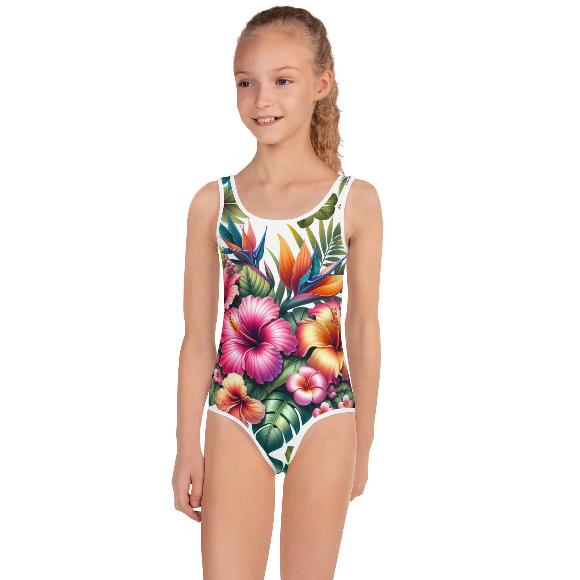 All - Over Print Kids Swimsuit - Vicky Garden