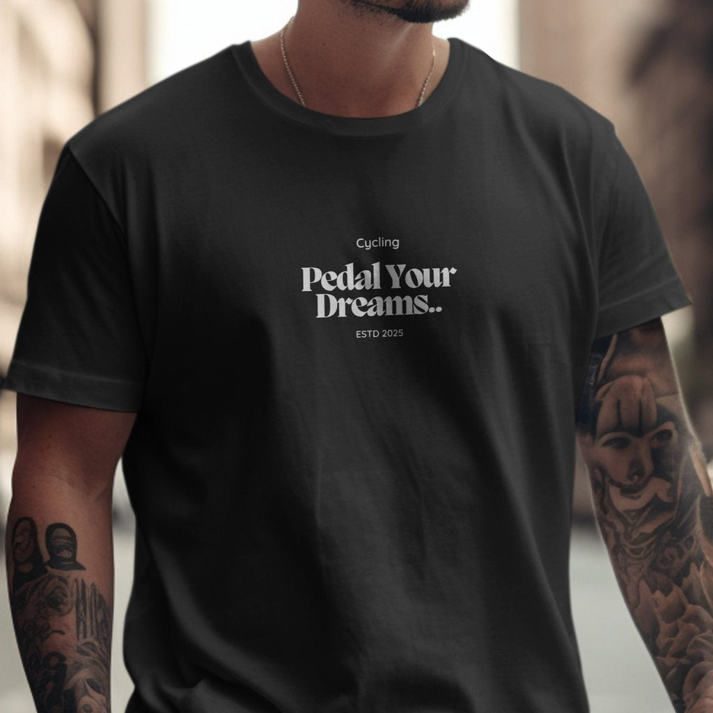 Cycling Pedal Your Dreams ESTD 2025 T-Shirts - Vicky Garden
