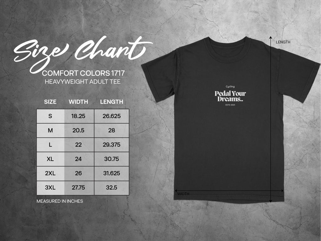 Cycling Pedal Your Dreams ESTD 2025 T-Shirts - Vicky Garden