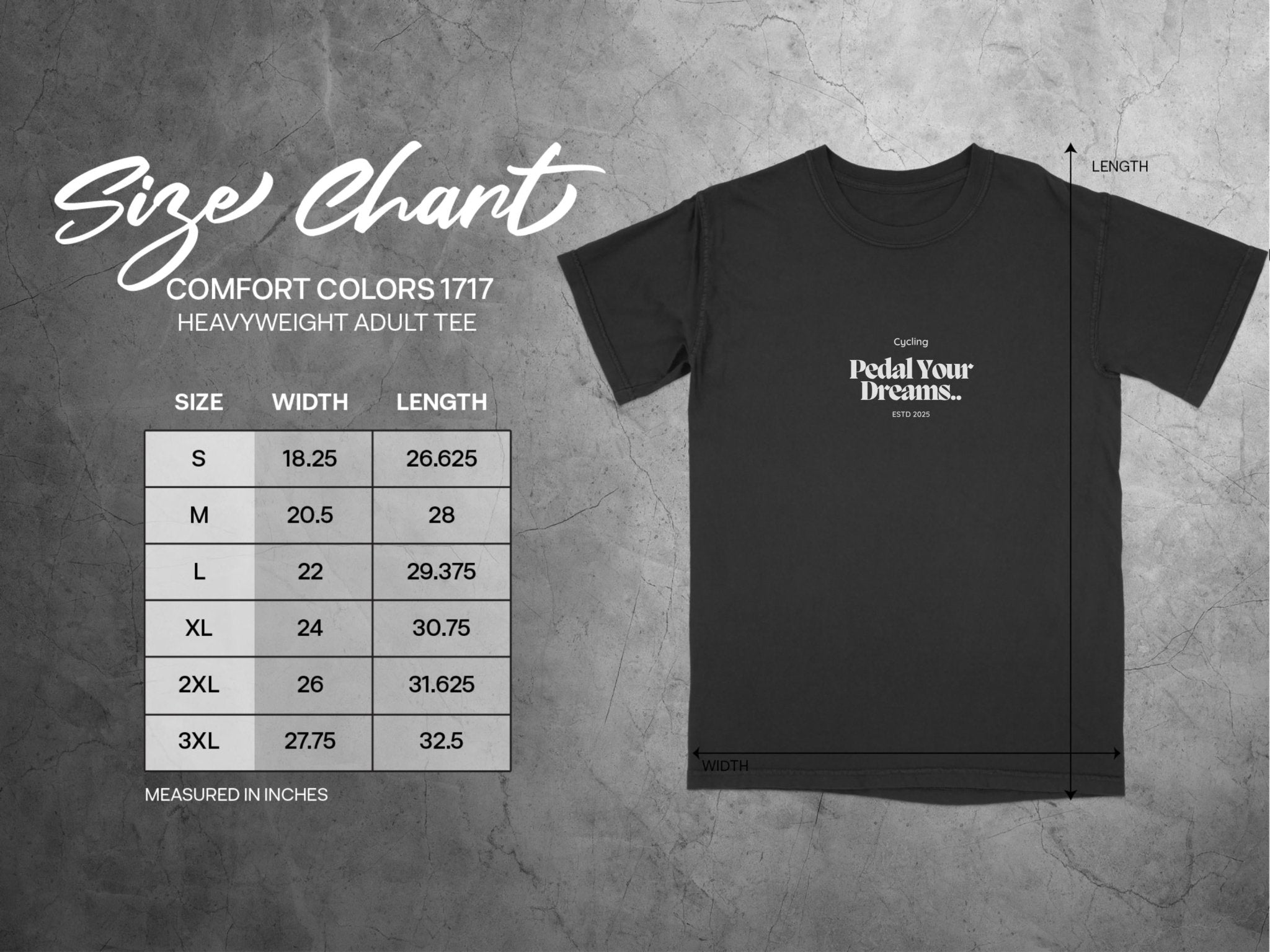 Cycling Pedal Your Dreams ESTD 2025 T-Shirts - Vicky Garden