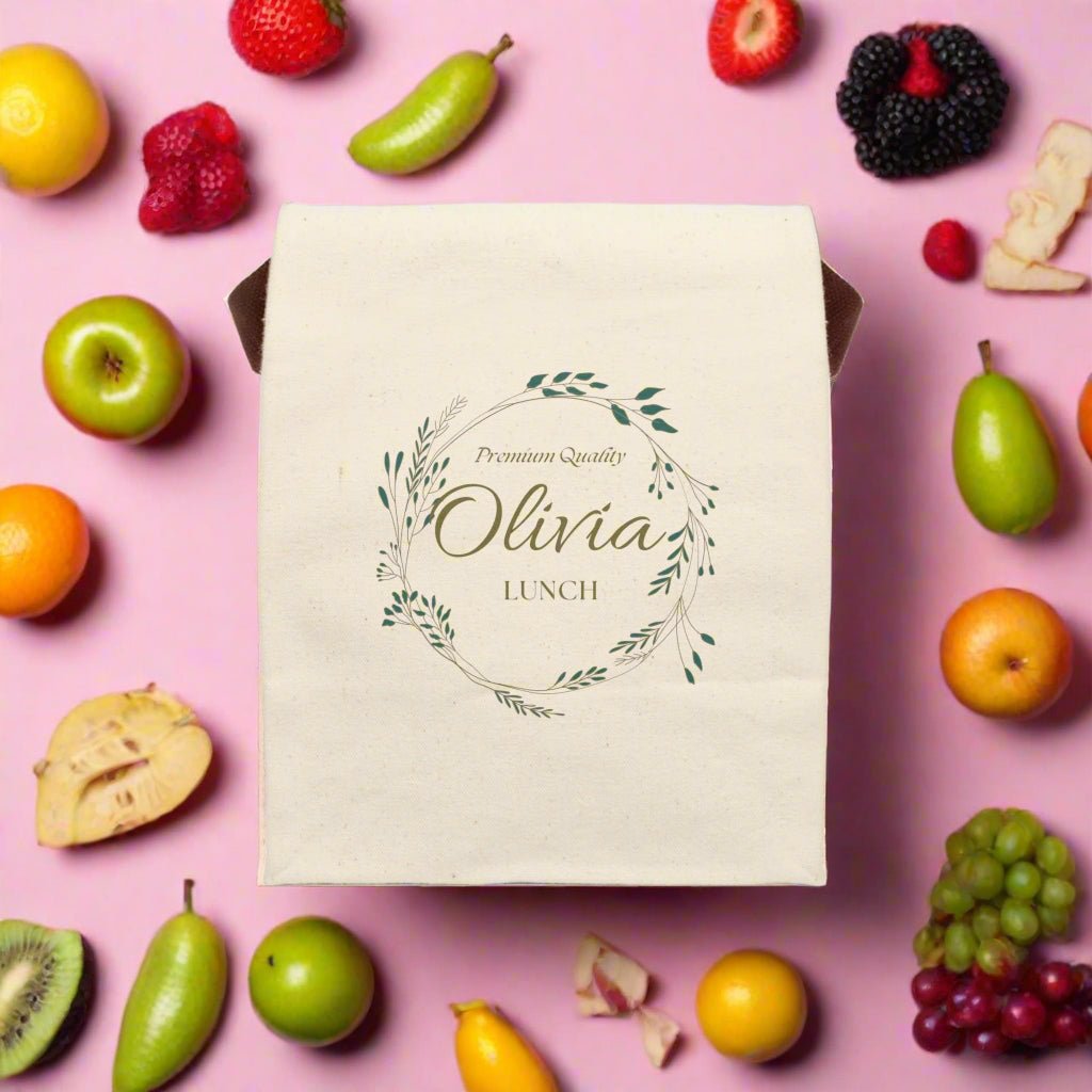 Lunch Bag, Airplane Personalized Name Customizable - Vicky Garden