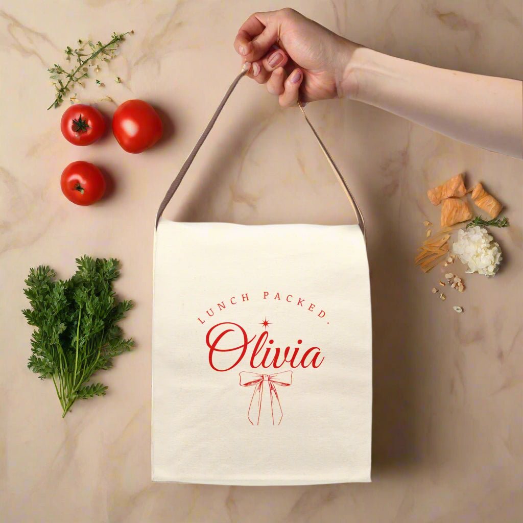 Lunch Bag, Airplane Personalized Name Customizable, Travel Insulated Tote, School Work Lunchbox, Gift for Pilot Aviator, Plane Theme - Vicky Garden