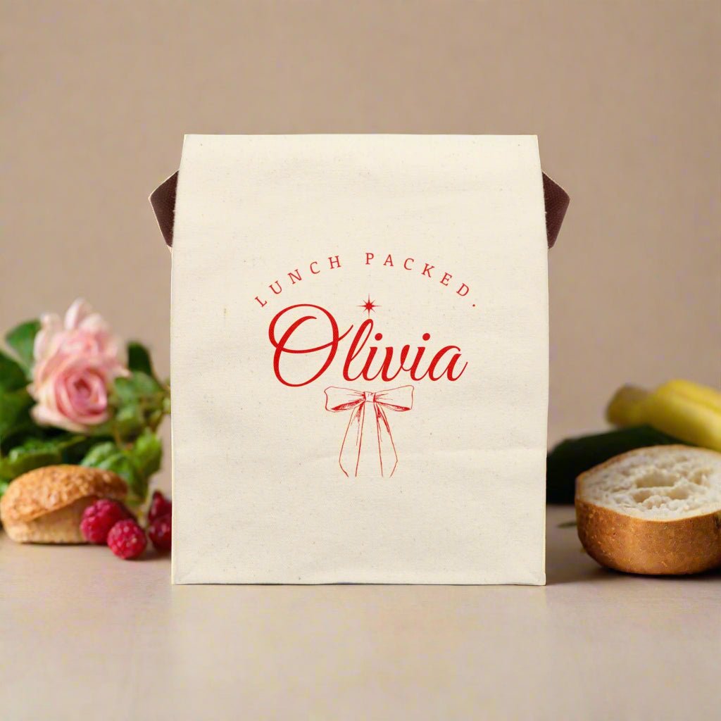 Lunch Bag, Airplane Personalized Name Customizable, Travel Insulated Tote, School Work Lunchbox, Gift for Pilot Aviator, Plane Theme - Vicky Garden