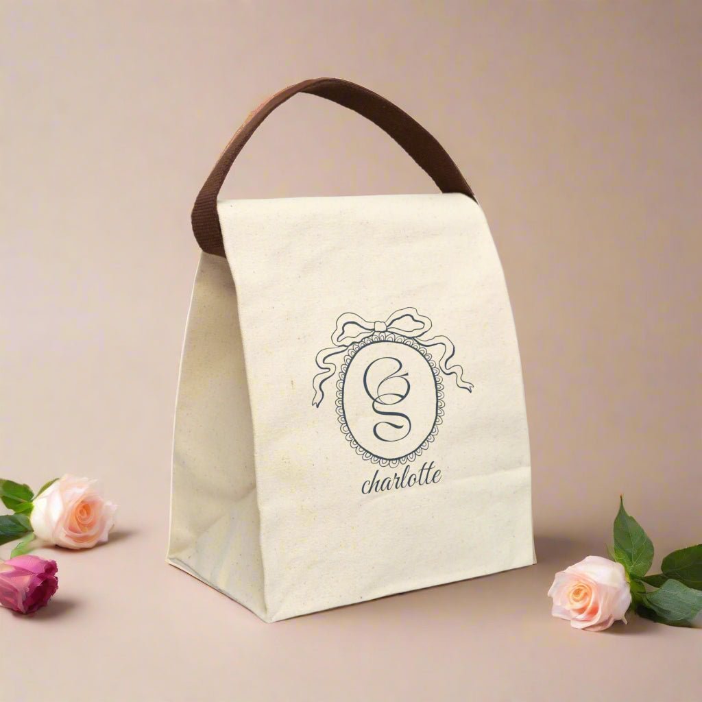 Lunch Bag, Airplane Personalized Name Customizable, Travel Insulated Tote, School Work Lunchbox, Gift for Pilot Aviator, Plane Theme - Vicky Garden