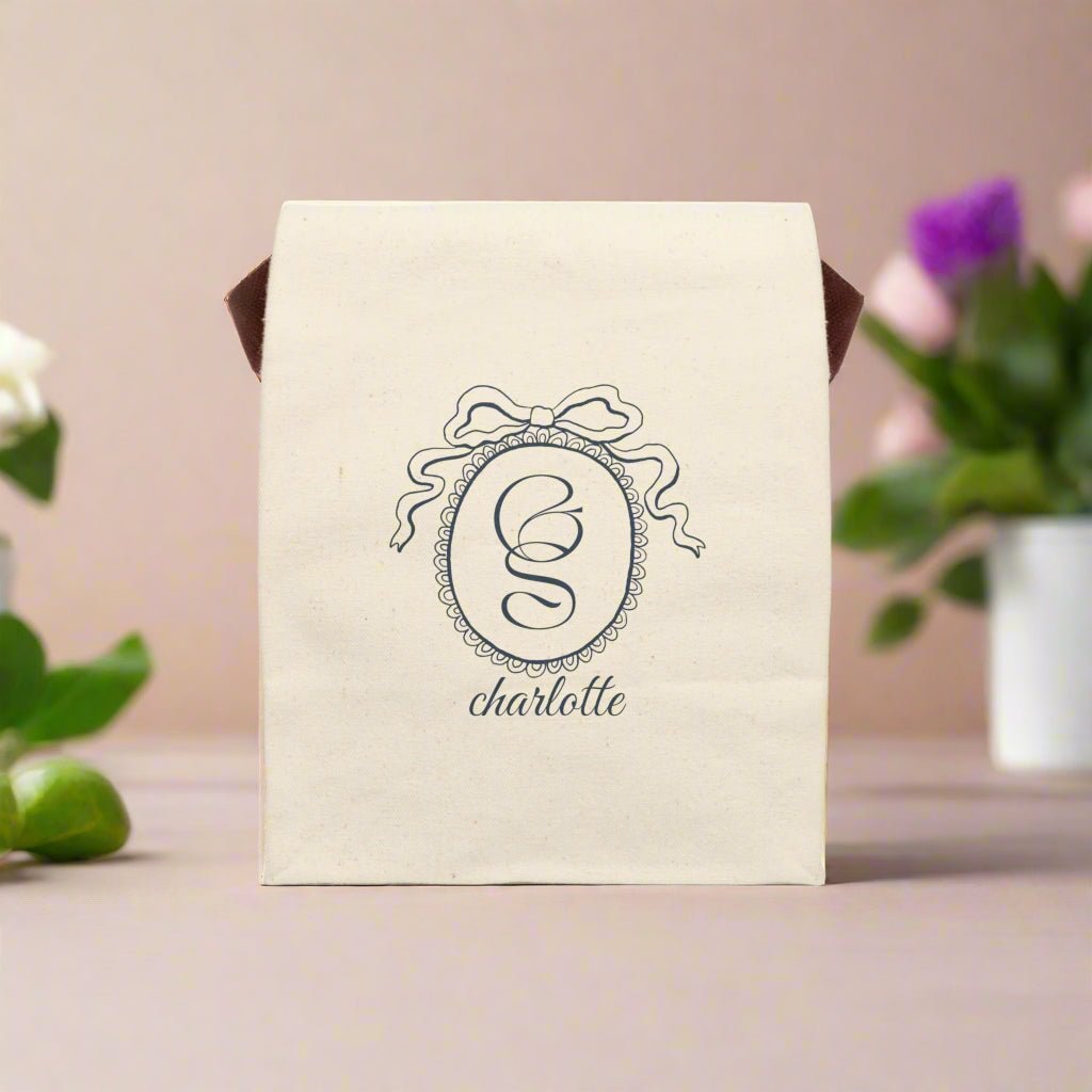 Lunch Bag, Airplane Personalized Name Customizable, Travel Insulated Tote, School Work Lunchbox, Gift for Pilot Aviator, Plane Theme - Vicky Garden