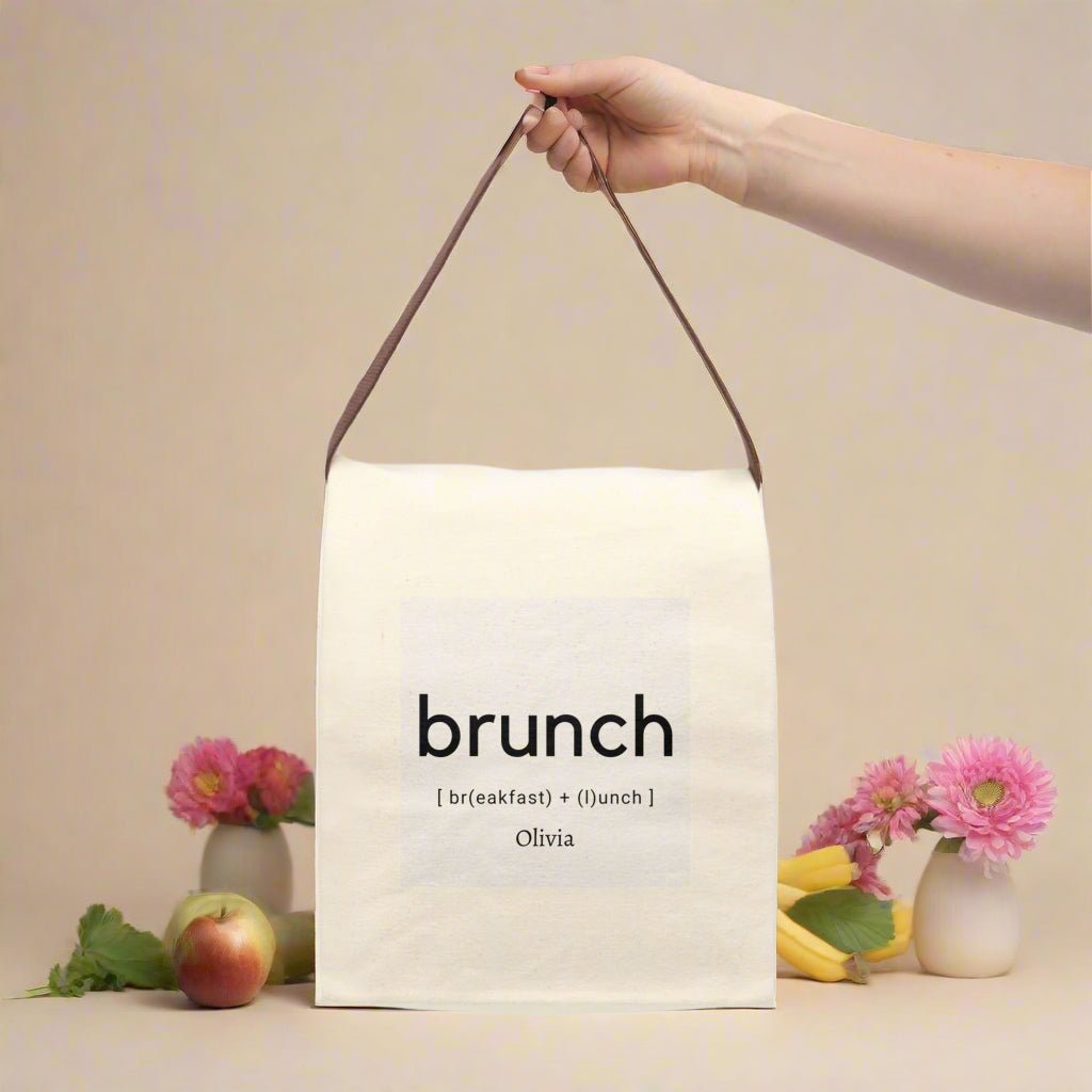 Lunch Bag, Airplane Personalized Name Customizable, Travel Insulated Tote, School Work Lunchbox, Gift for Pilot Aviator, Plane Theme - Vicky Garden