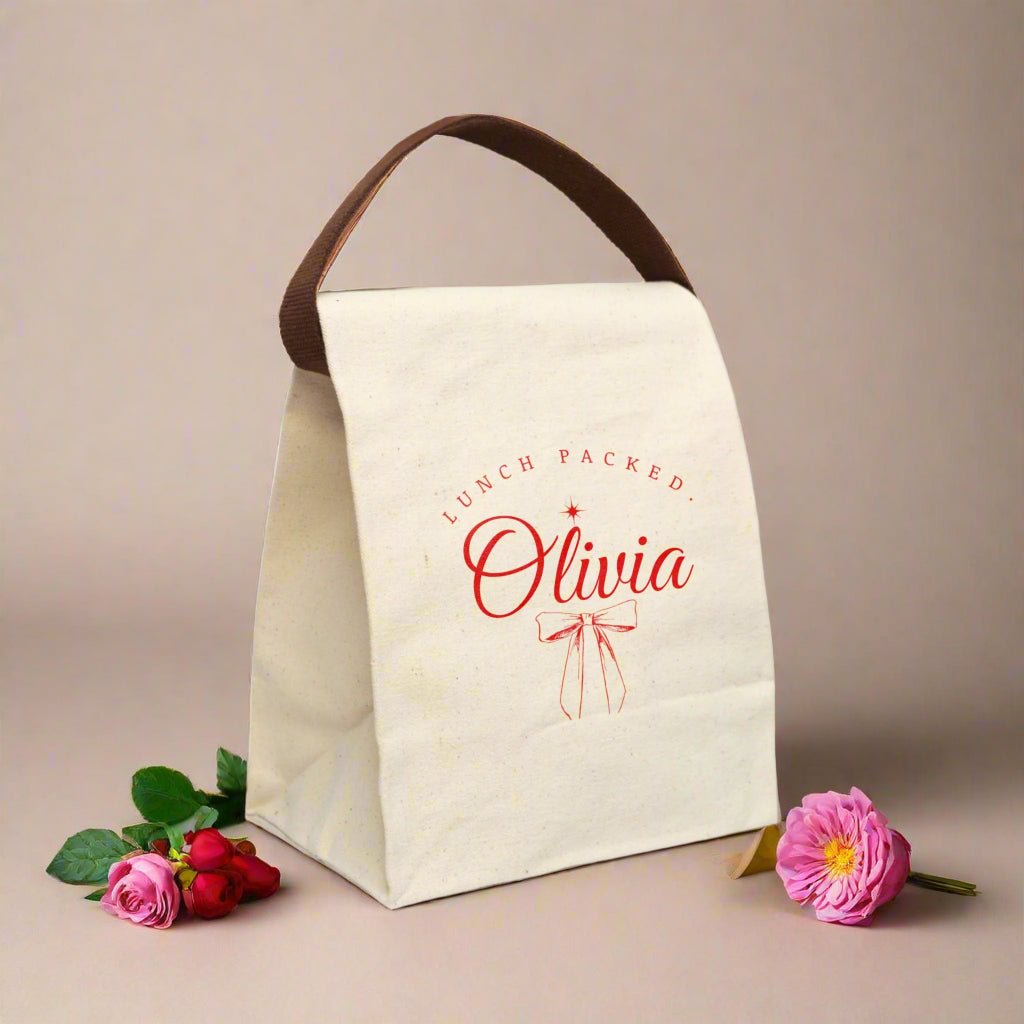 Lunch Bag, Airplane Personalized Name Customizable, Travel Insulated Tote, School Work Lunchbox, Gift for Pilot Aviator, Plane Theme - Vicky Garden