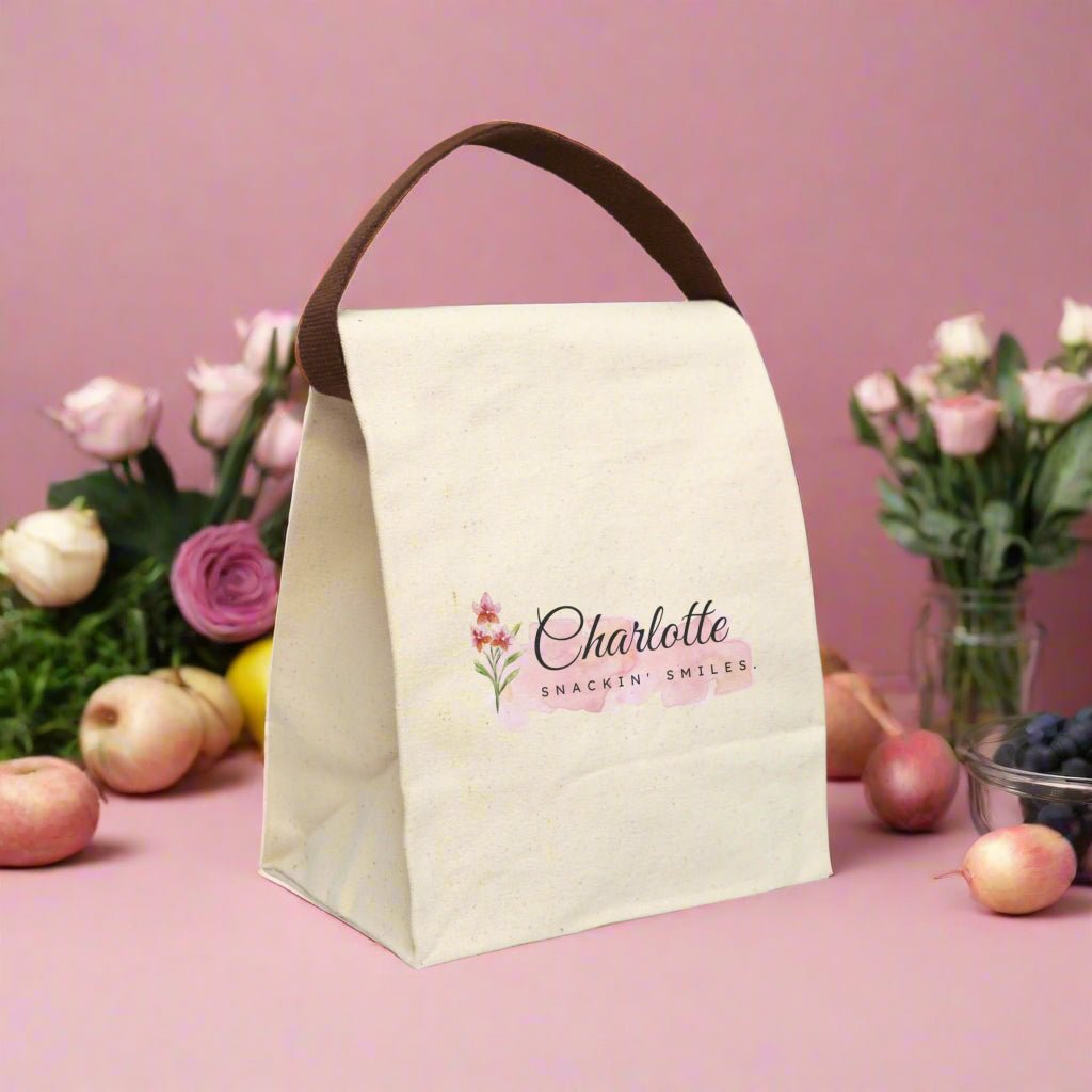 Lunch Bag, Personalized Name, Kids Lunch, Reusable Lunch Bag - Vicky Garden