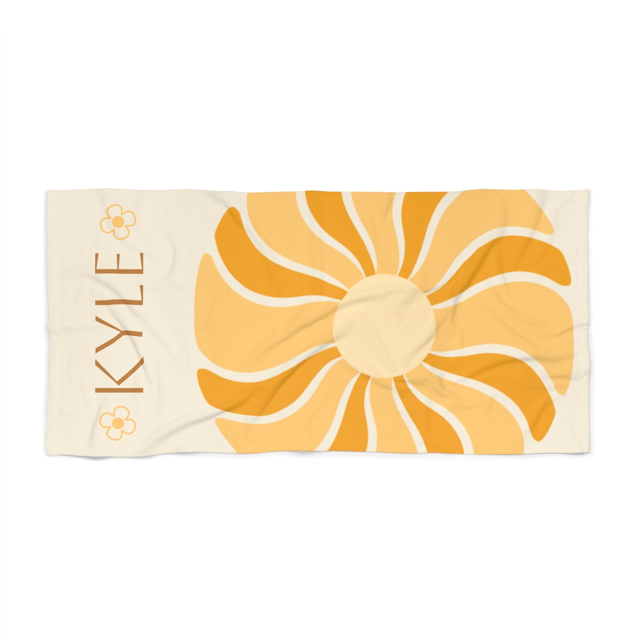 Personalized Beach Towel, Summer Gift - Custom Name Option, Vacation Towel, Pool Accessory, Beach Blanket, Tropical Towel - Vicky Garden