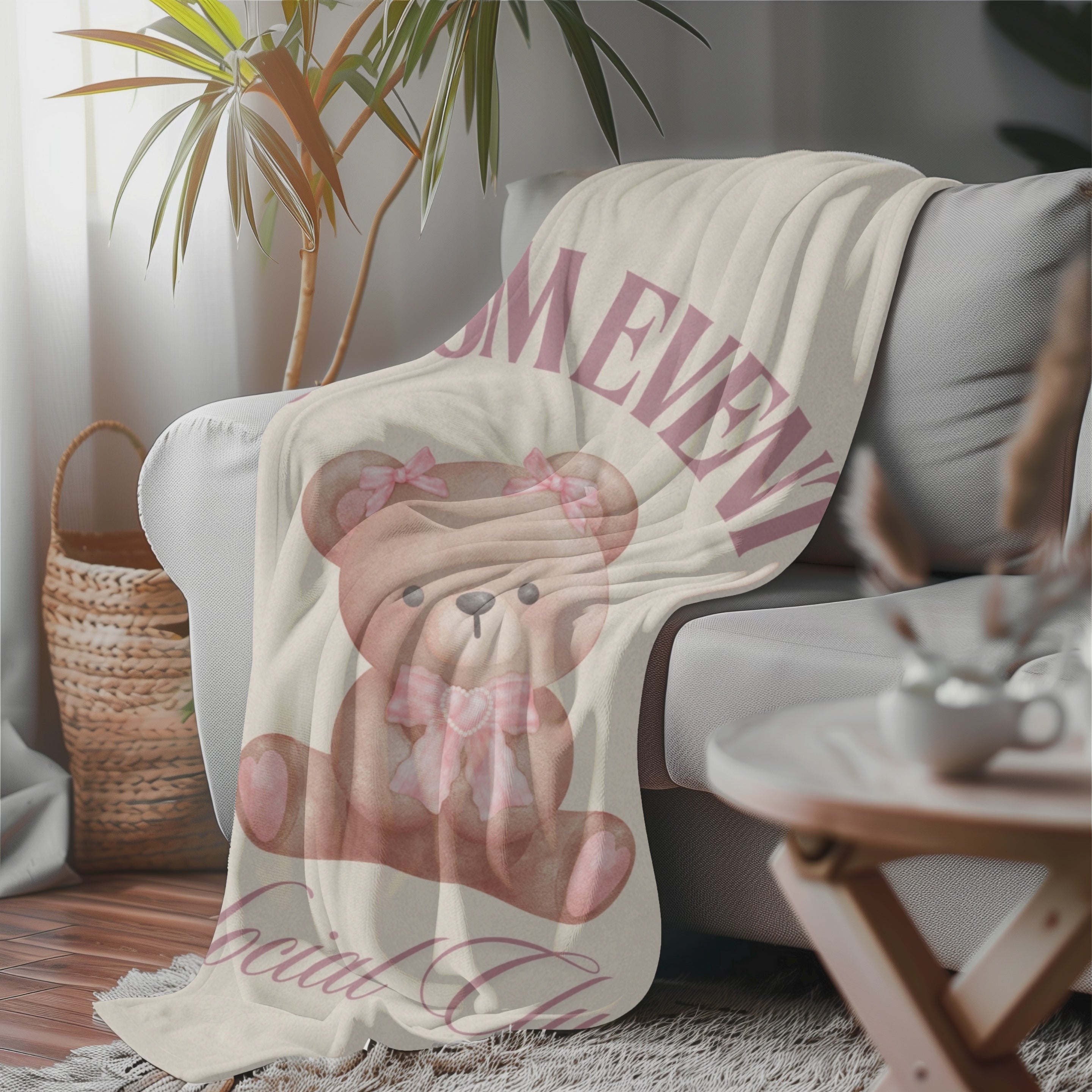 Personalized Minky Blanket - Custom Name Event City Soft Blanket, Gift Idea, Home Decor, Keepsake, Birthday Present, Throw Blanket