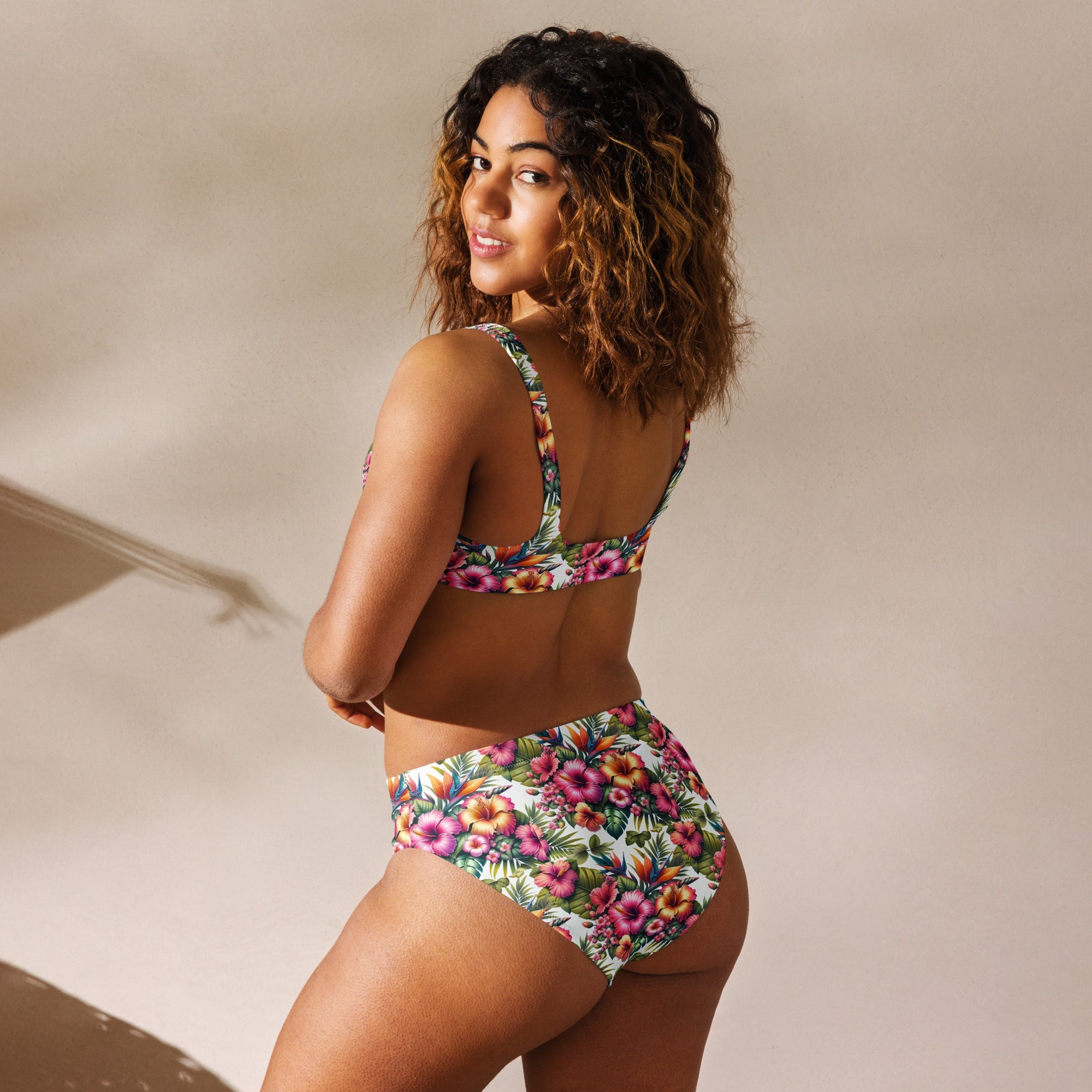 Recycled high - waisted bikini - Vicky Garden