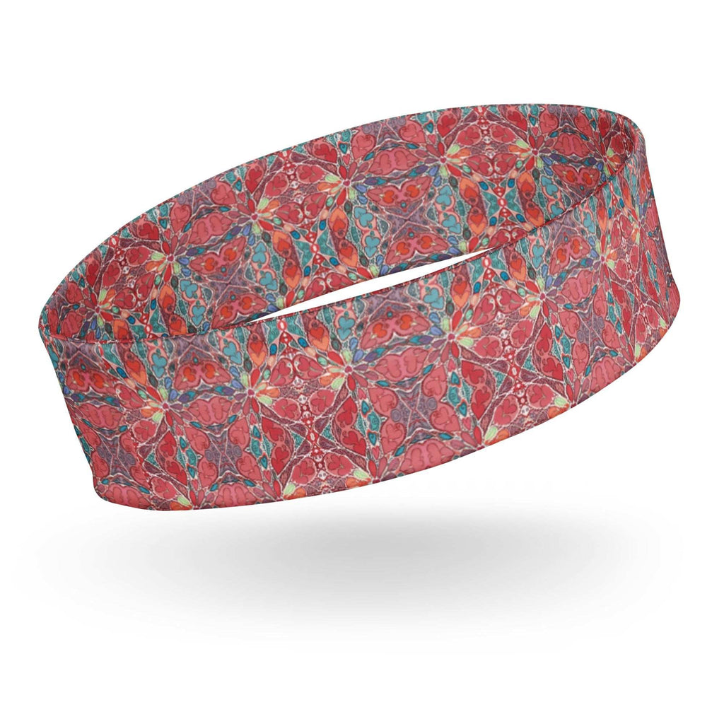 Soft Stretchy Headband for Comfort and Style - Workout Essential Floral Pattern Yoga - Vicky Garden