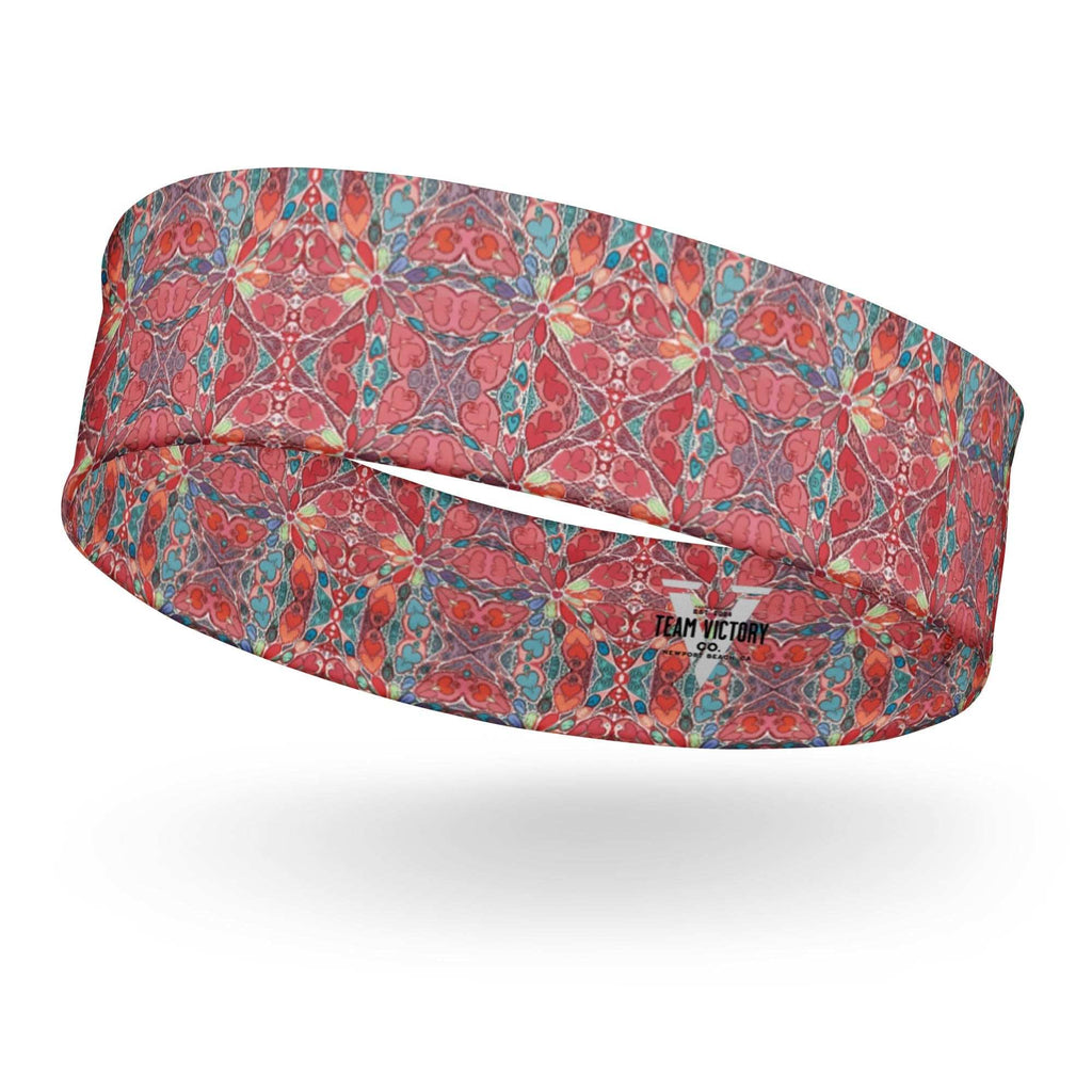 Soft Stretchy Headband for Comfort and Style - Workout Essential Floral Pattern Yoga - Vicky Garden