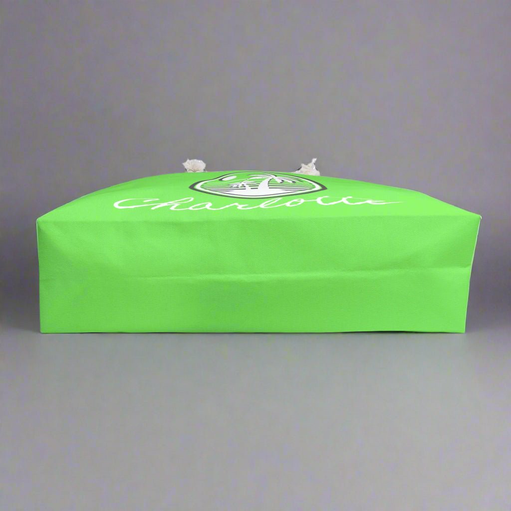 Tropical Weekender Bag, Customizable Gym Bag, Gifts for Her, Personalized Travel Tote, Neon Beach Bag, Vacation Essential - Vicky Garden