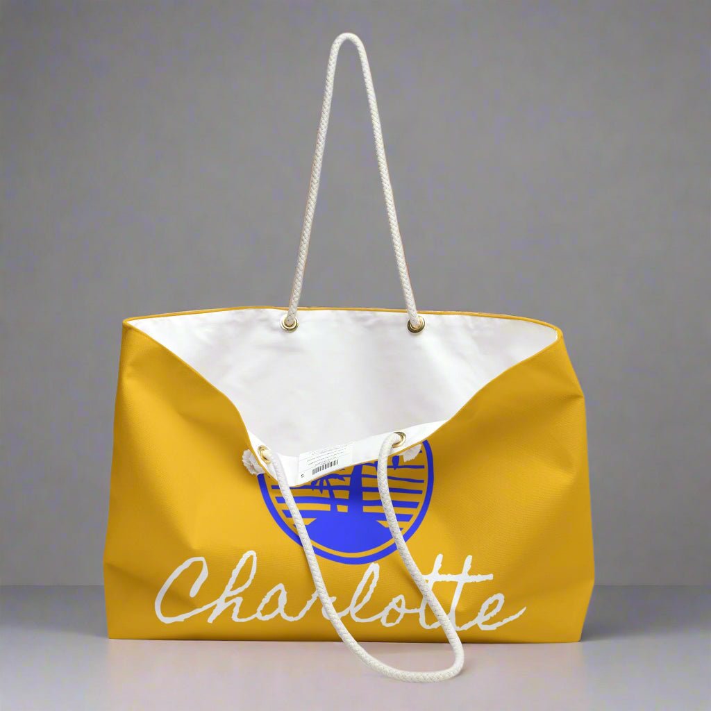 Tropical Weekender Bag, Personalized Travel Tote, Stylish Beach Bag, Customizable Gym Bag, Gifts for Her, Vacation Essential - Vicky Garden