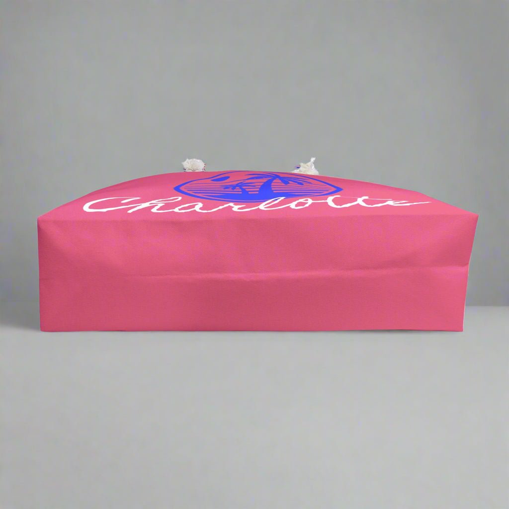 Tropical Weekender Bag, Personalized Travel Tote, Stylish Beach Bag, Customizable Gym Bag, Gifts for Her, Vacation Essential - Vicky Garden