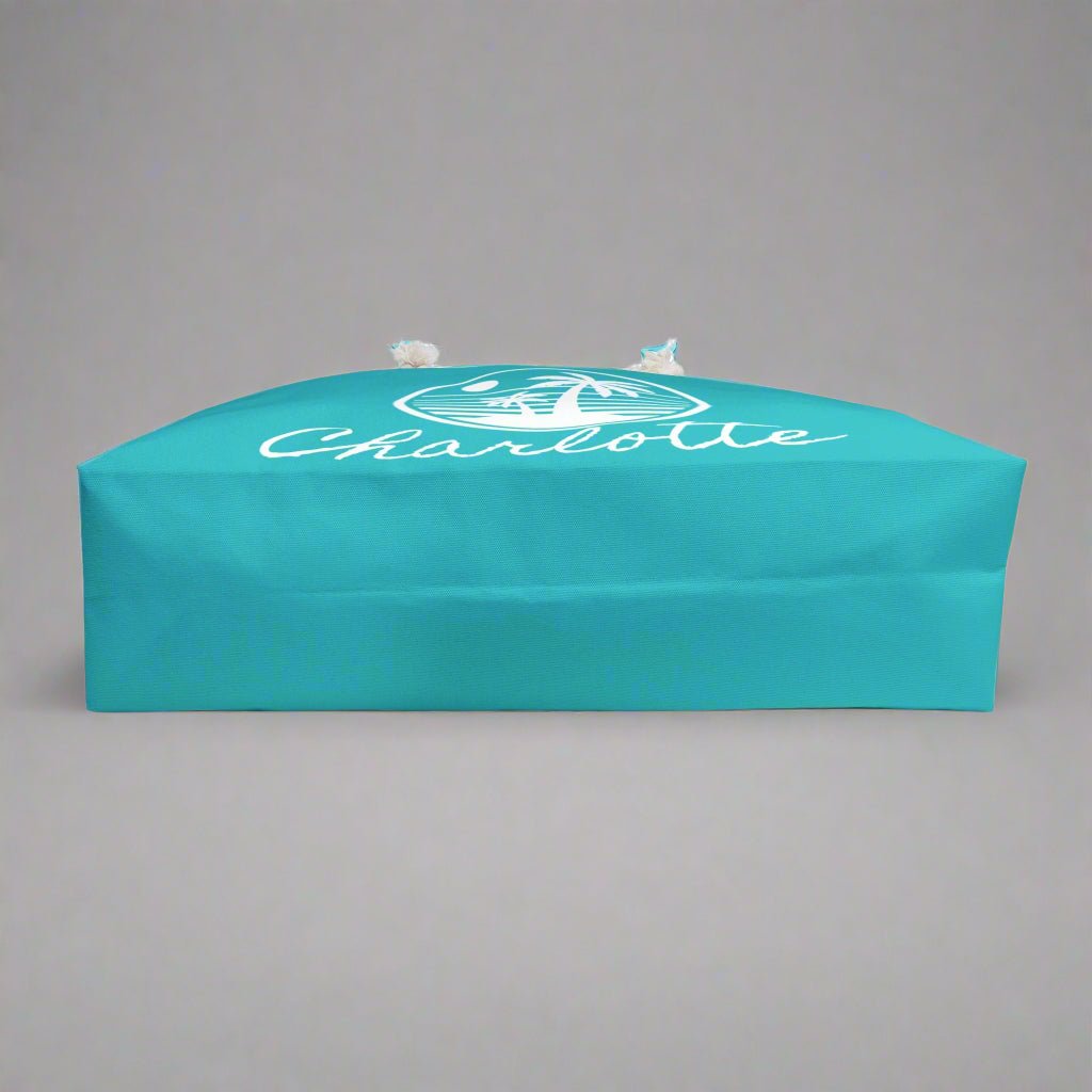 Tropical Weekender Bag, Personalized Travel Tote, Stylish Beach Bag, Customizable Gym Bag, Gifts for Her, Vacation Essential - Vicky Garden