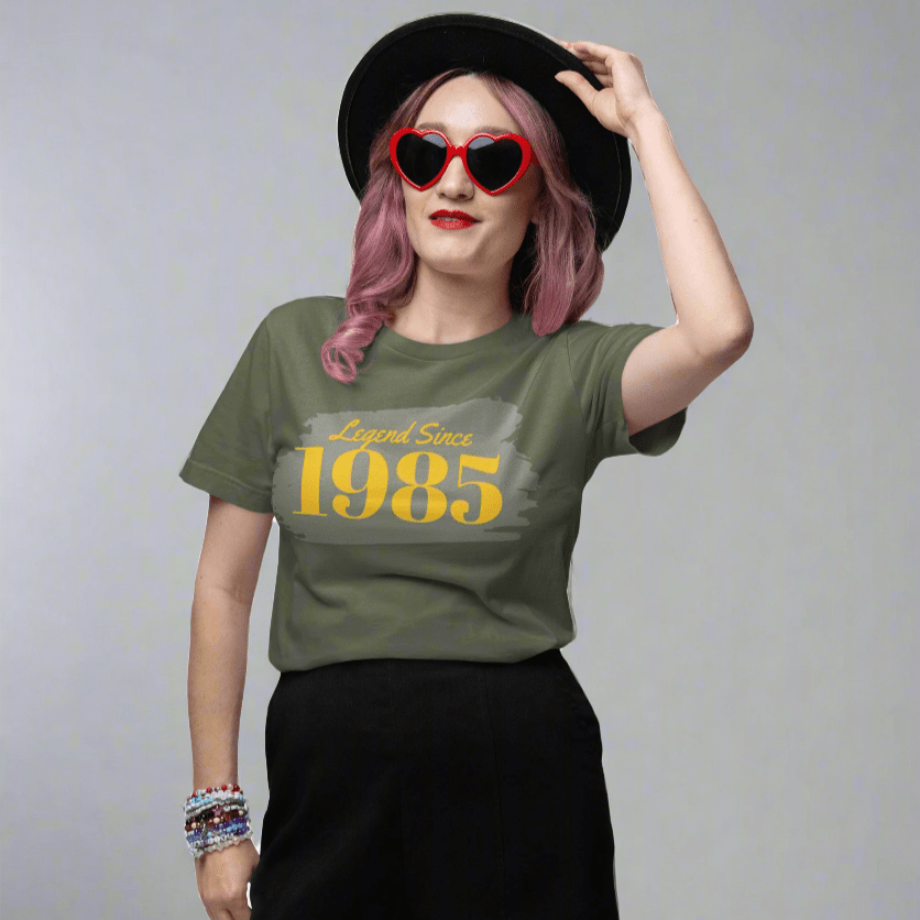 Year of Birth Unisex Tee Customize Personalize T-Shirt - Vicky Garden