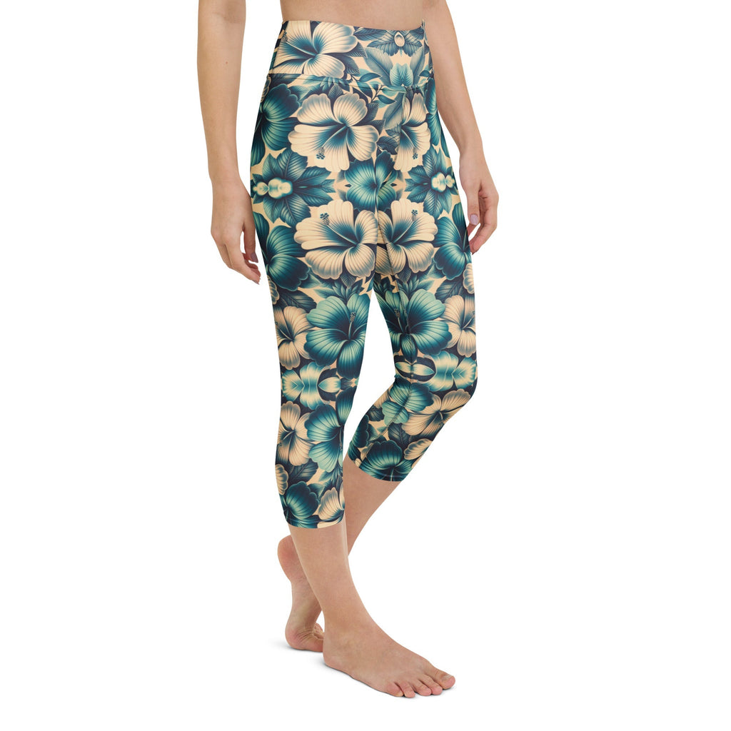 Yoga Capri Leggings - Vicky Garden