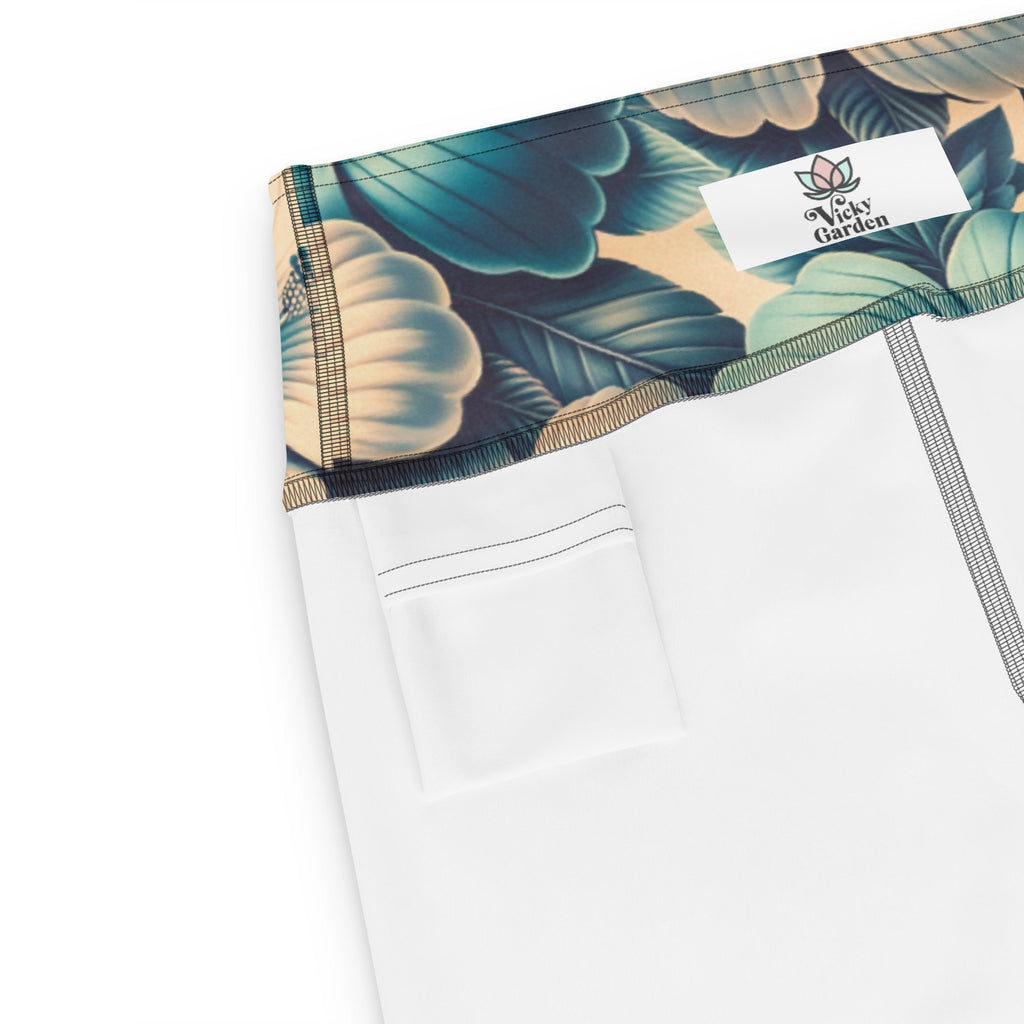 Yoga Capri Leggings - Vicky Garden