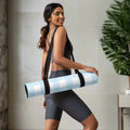 Yoga Mat - Checkered Print Anti - Slip, Soft Microsuede for Exercise & Meditation - Vicky Garden