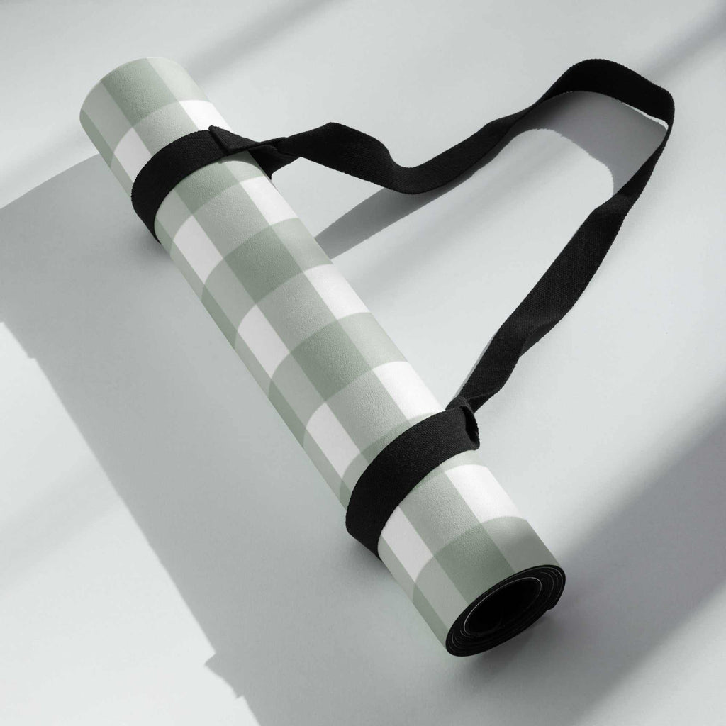 Yoga Mat - Checkered Print Comfortable & Anti - Slip Yoga Mat for All Activities - Vicky Garden
