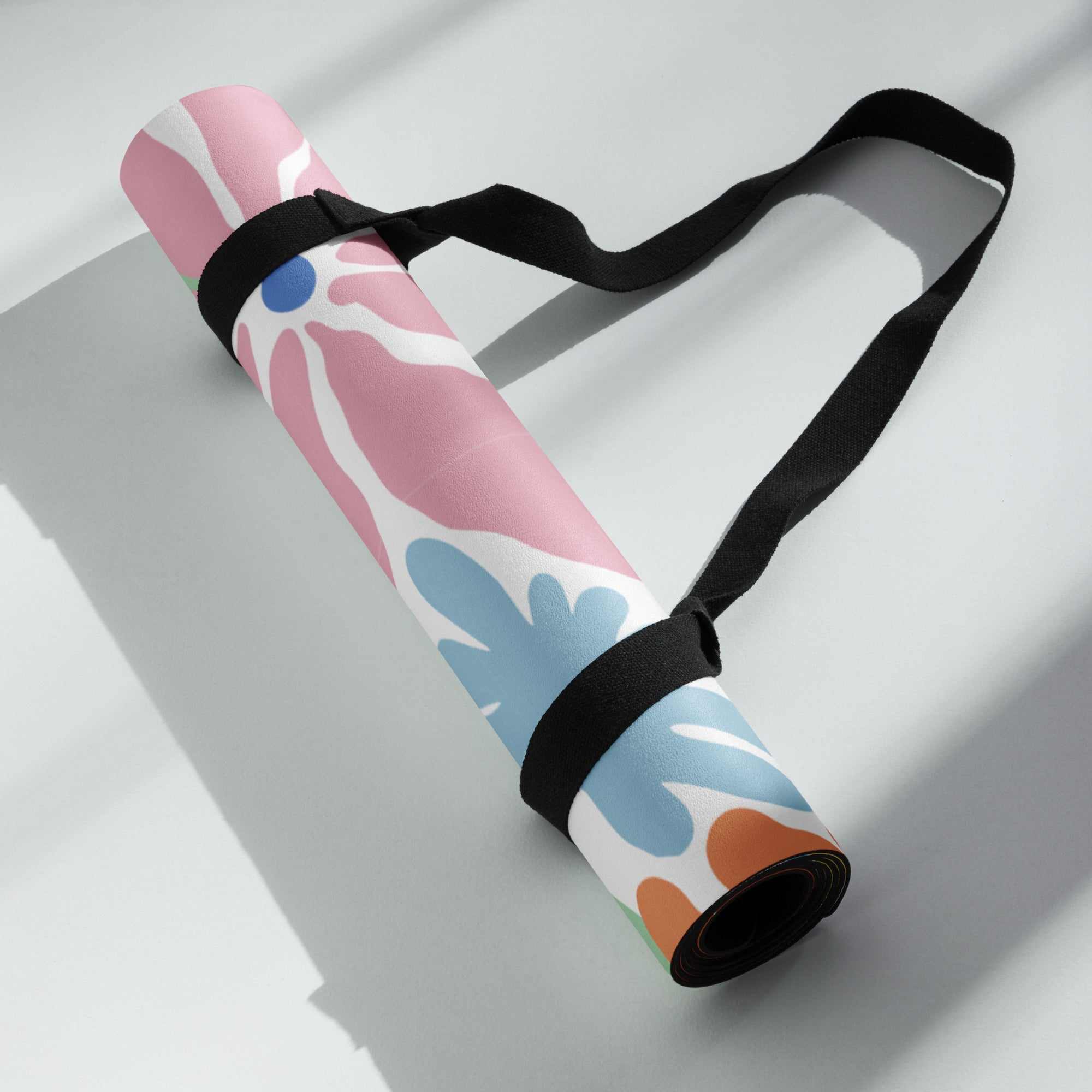 Yoga Mat - Floral Print Anti - Slip Soft Microsuede for Exercise & Meditation - Vicky Garden